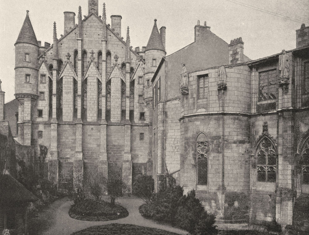 VIENNE. Poitiers- Palais de justice 1904 old antique vintage print picture